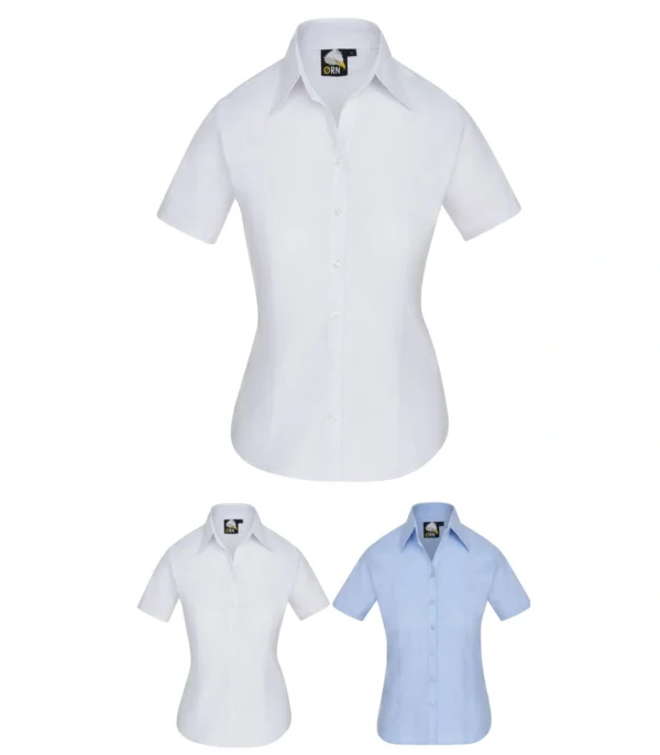 Orn 5550 Essential short sleeve Oxford Blouse